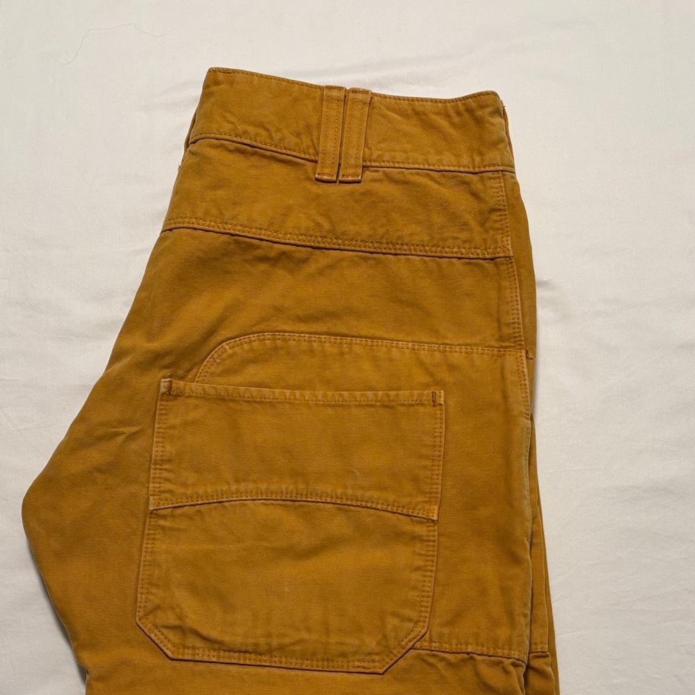 Marlboro Classics Mustard Yellow Tan Utility Pants